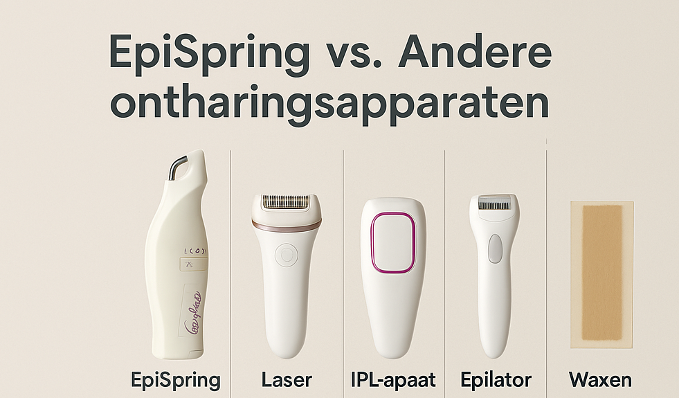 Epispring Haarentfernungsgerät vs. andere Haarentfernungsgeräte